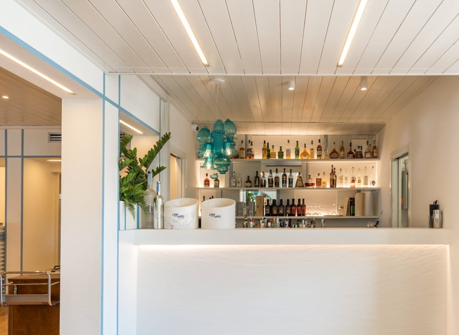Bar counter lighting: how to choose the lamps