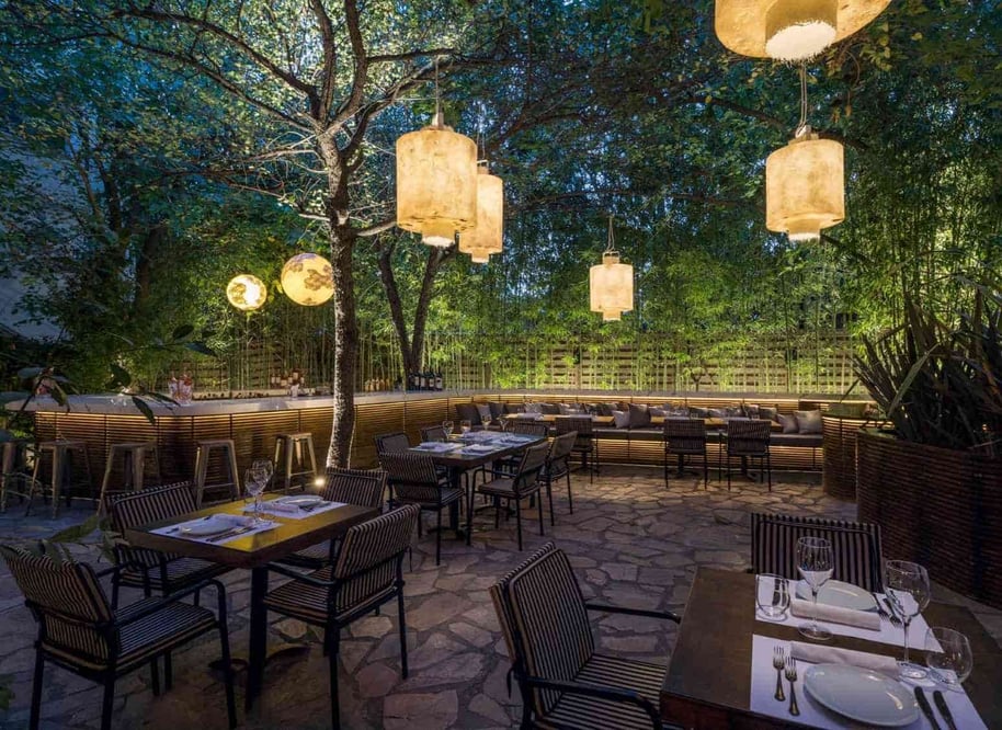 Illuminating a restaurant table: different types of lamps and performances